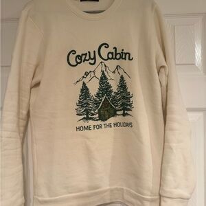 Kiel James Patrick Cozy Cabin Cream Sweatshirt